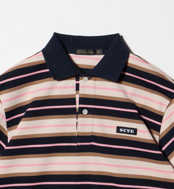 UNITED ARROWS「【別注】＜Scye ＞ボーダー ポロシャツ ‐united LOVE project 2026」|Tシャツ・カットソー|