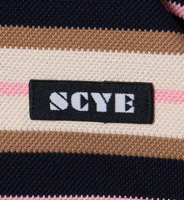 UNITED ARROWS「【別注】＜Scye ＞ボーダー ポロシャツ ‐united LOVE project 2026」|Tシャツ・カットソー|