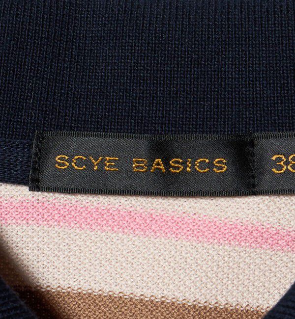 UNITED ARROWS「【別注】＜Scye ＞ボーダー ポロシャツ ‐united LOVE project 2026」|Tシャツ・カットソー|