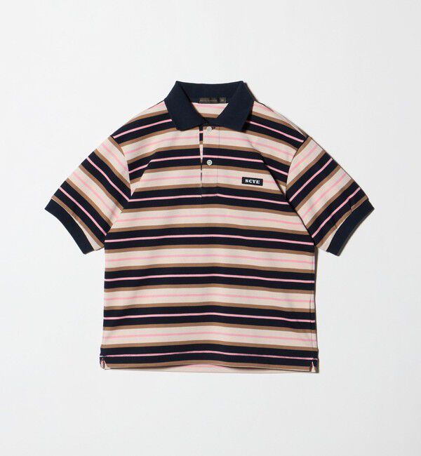 UNITED ARROWS「【別注】＜Scye ＞ボーダー ポロシャツ ‐united LOVE project 2026」|Tシャツ・カットソー|