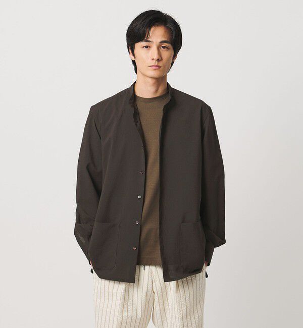 UNITED ARROWS「ハイツイスト バンドカラー チョアシャツ」|シャツ・ブラウス|