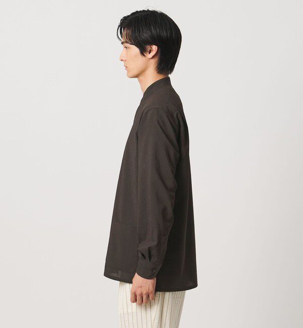 UNITED ARROWS「ハイツイスト バンドカラー チョアシャツ」|シャツ・ブラウス|
