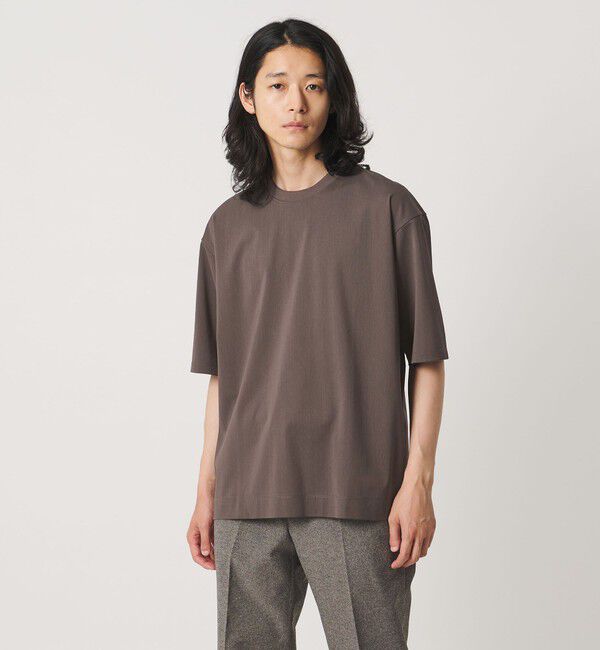 UNITED ARROWS「ALBINI アルビニ トリコット Tシャツ 抗菌防臭」|Tシャツ・カットソー|