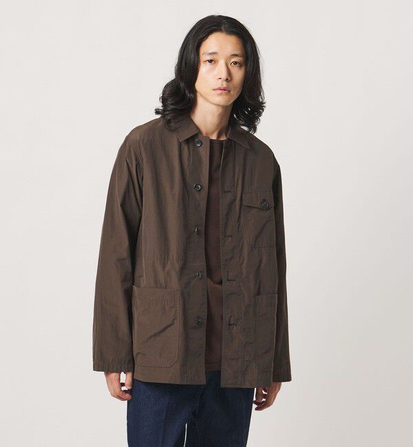 UNITED ARROWS「シルキーポプリン カバーオール」|その他|DK.BROWN