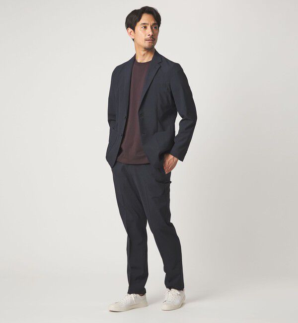 UNITED ARROWS green label relaxing「【WEB限定】JUST fit WORKIST セットアップ -ストレッチ-」|テーラードジャケット|NAVY