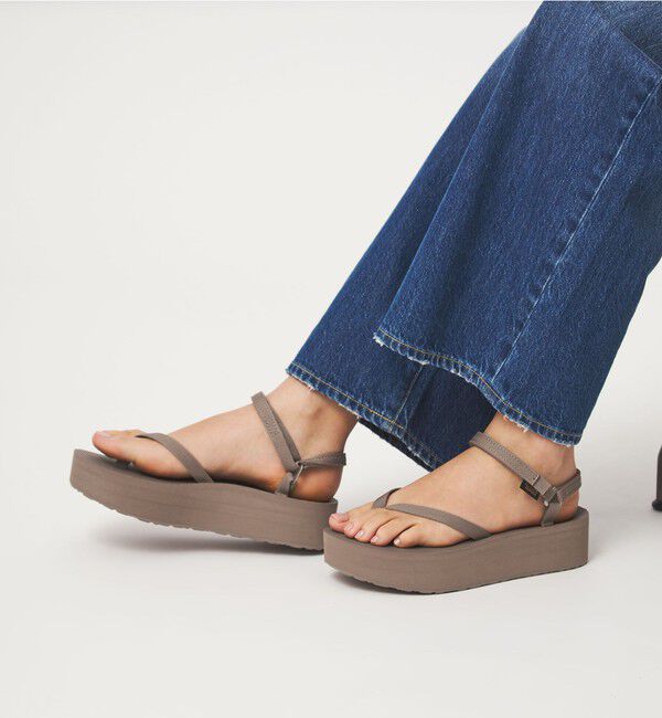 UNITED ARROWS green label relaxing「＜TEVA＞フラットフォーム サンダル スリム」|サンダル|