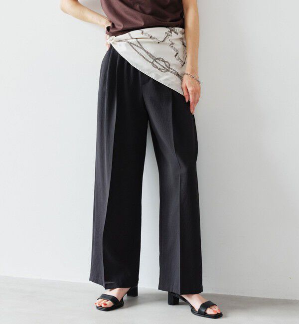 UNITED ARROWS green label relaxing「ドライクロス ニーハイワイド マシンウォッシャブル ストレッチ 吸水速乾 通気性」|その他|