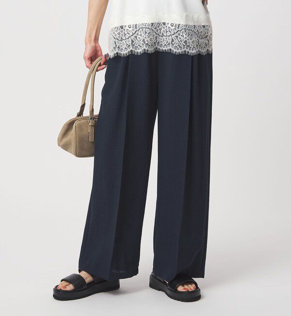 UNITED ARROWS green label relaxing「ドライクロス ニーハイワイド マシンウォッシャブル ストレッチ 吸水速乾 通気性」|その他|