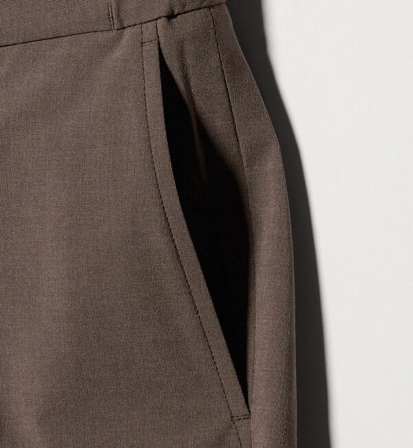 UNITED ARROWS green label relaxing「A+ ポリエステル ピンヘッド スタンダード イージー NP スラックス セットアップパンツ -ウォッシャブル・」|スラックス|