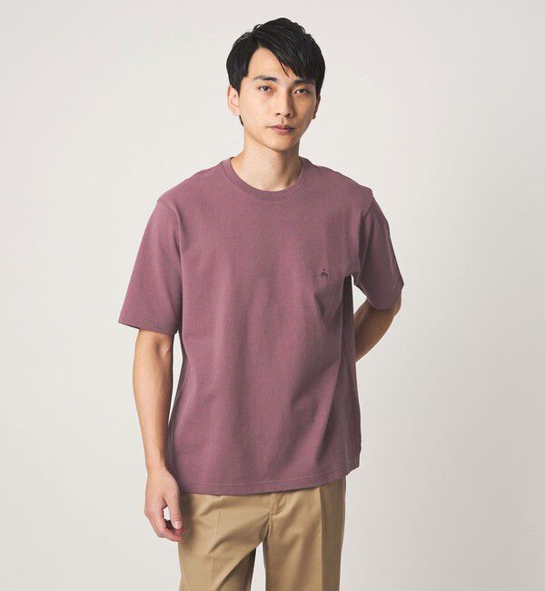 UNITED ARROWS green label relaxing「【別注】＜Brooks Brothers＞GLR カノコ クルーネック Tシャツ」|Tシャツ・カットソー|