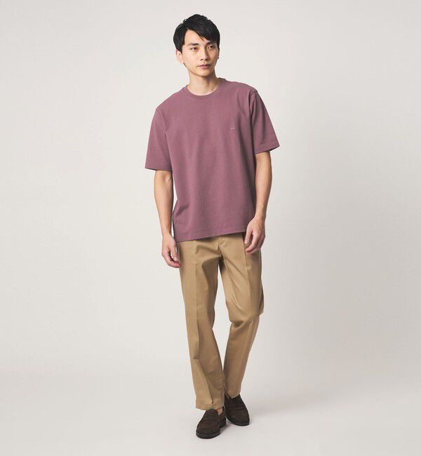 UNITED ARROWS green label relaxing「【別注】＜Brooks Brothers＞GLR カノコ クルーネック Tシャツ」|Tシャツ・カットソー|