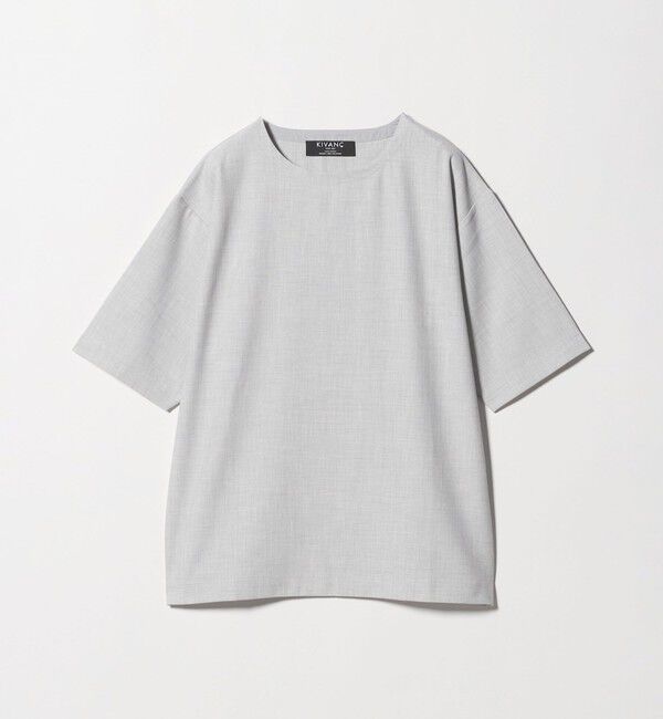 UNITED ARROWS green label relaxing「KIVANC ノーカラー 半袖 Tシャツ」|Tシャツ・カットソー|