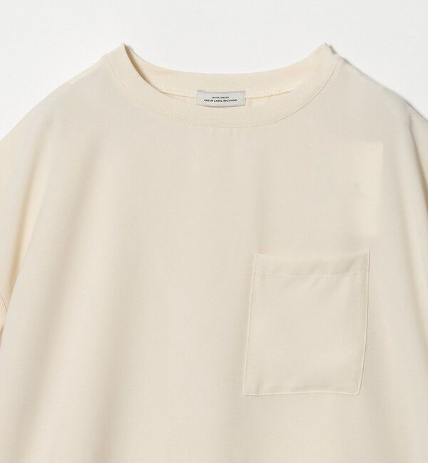 UNITED ARROWS green label relaxing「【WEB限定】＜at ease＞ジョーゼット カットソー 吸水速乾」|Tシャツ・カットソー|