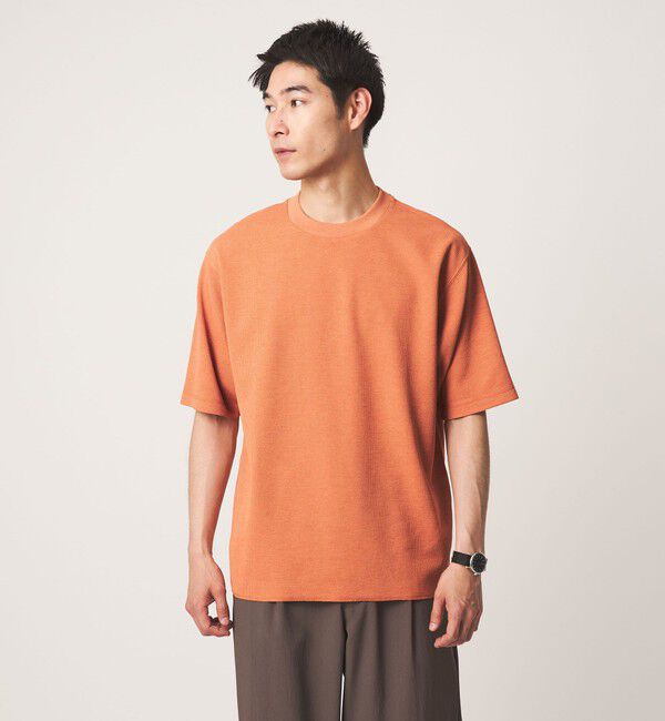 UNITED ARROWS green label relaxing「Somarti ワッフル クルーネック 半袖 Tシャツ -遮熱・UVカット・吸水速乾-」|Tシャツ・カットソー|