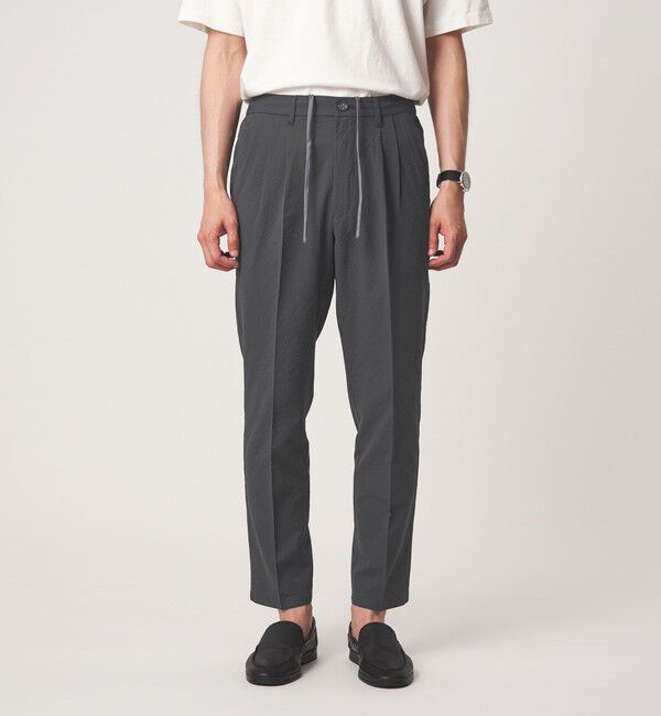 UNITED ARROWS green label relaxing「【WEB限定】JUST fit サッカー イージー 2P スラックス」|スラックス|