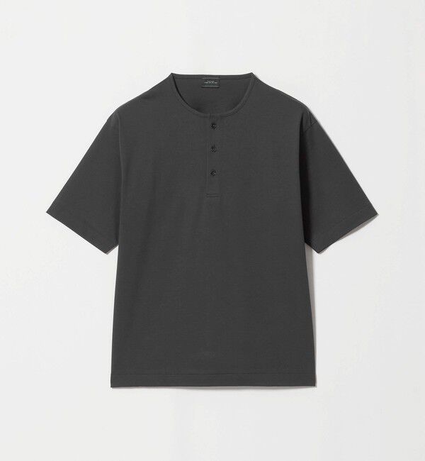UNITED ARROWS green label relaxing「クリア MVS ヘンリーネック 半袖 Tシャツ」|Tシャツ・カットソー|