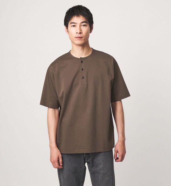 UNITED ARROWS green label relaxing「クリア MVS ヘンリーネック 半袖 Tシャツ」|Tシャツ・カットソー|MOCA