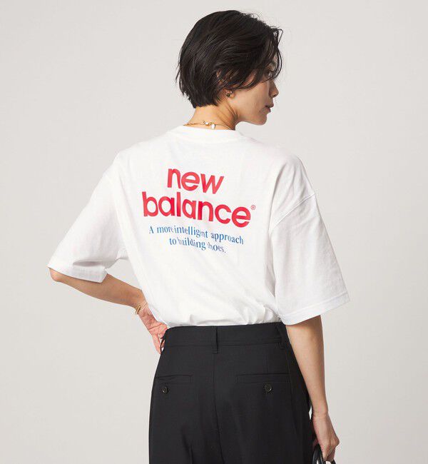 UNITED ARROWS green label relaxing「＜New Balance＞グラフィック Tシャツ」|Tシャツ・カットソー|WHITE