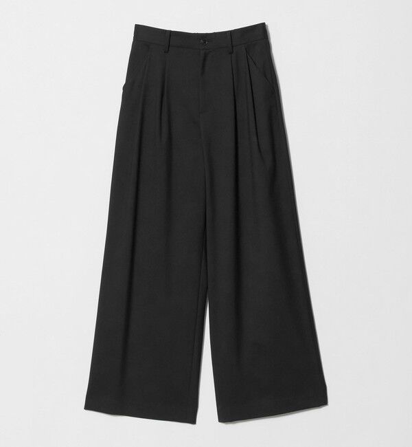 UNITED ARROWS green label relaxing「ソモウライク 2タック ワイド パンツ ウォッシャブル ストレッチ」|スラックス|