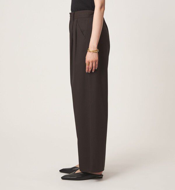 UNITED ARROWS green label relaxing「ソモウライク 2タック ワイド パンツ ウォッシャブル ストレッチ」|スラックス|