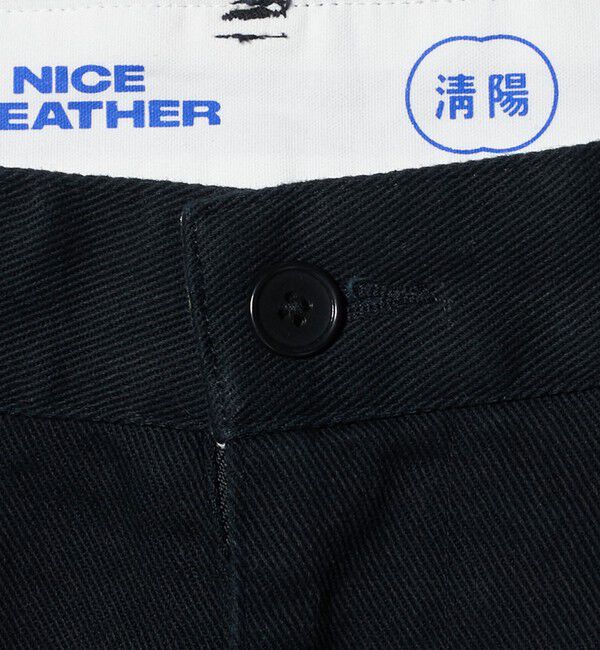 NICE WEATHER「＜NICE WEATHER＞ワーク チノパンツ」|チノ|