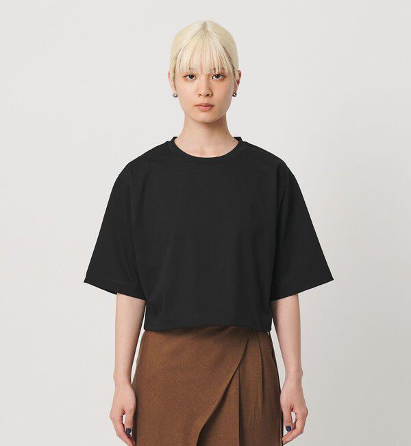 BEAUTY&YOUTH UNITED ARROWS「コットンポリエステル クロップド Tシャツ」|Tシャツ・カットソー|