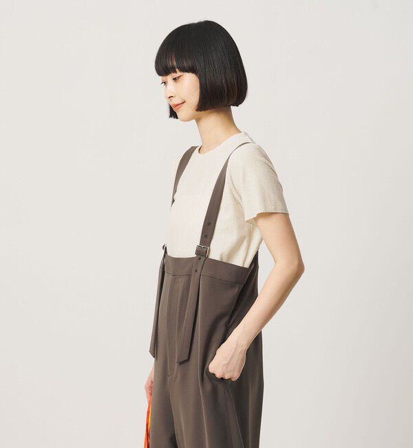 BEAUTY&YOUTH UNITED ARROWS「コットンポリエステル ラメ ショートスリーブ カットソー」|Tシャツ・カットソー|NATURAL