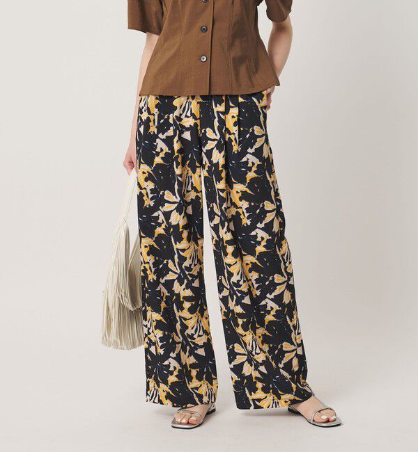 BEAUTY&YOUTH UNITED ARROWS「【WEB限定】フラワープリント イージーパンツ ウォッシャブル」|その他|