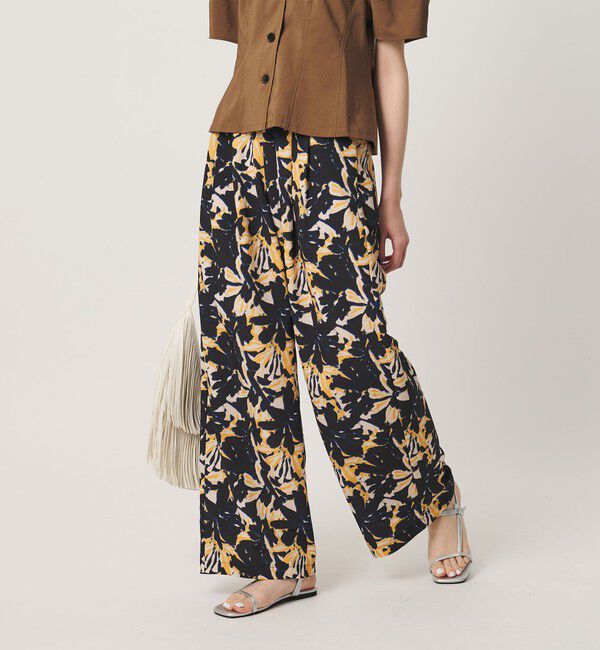 BEAUTY&YOUTH UNITED ARROWS「【WEB限定】フラワープリント イージーパンツ ウォッシャブル」|その他|