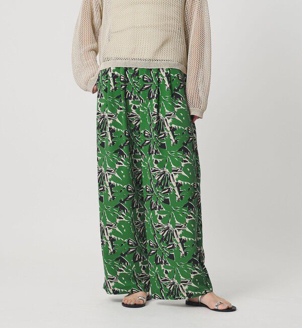 BEAUTY&YOUTH UNITED ARROWS「【WEB限定】フラワープリント イージーパンツ ウォッシャブル」|その他|