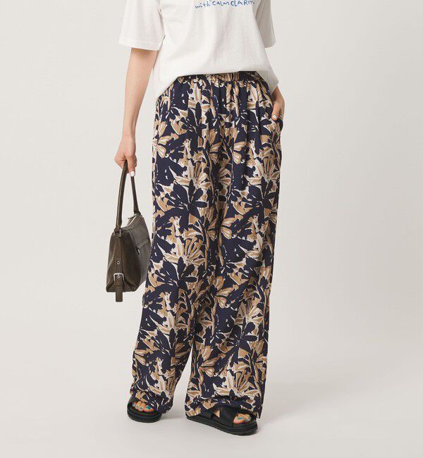 BEAUTY&YOUTH UNITED ARROWS「【WEB限定】フラワープリント イージーパンツ ウォッシャブル」|その他|