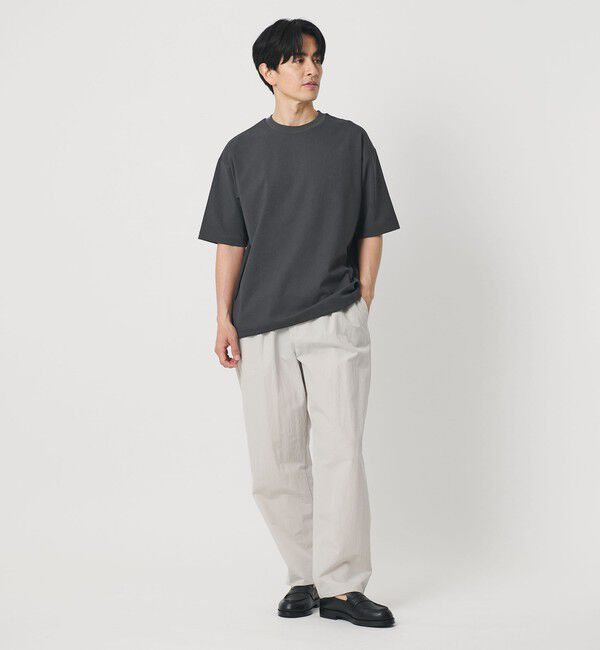 BEAUTY&YOUTH UNITED ARROWS「フラックス ライク アジャスト クルーネック Tシャツ 吸水速乾 ストレッチ 通気性」|Tシャツ・カットソー|