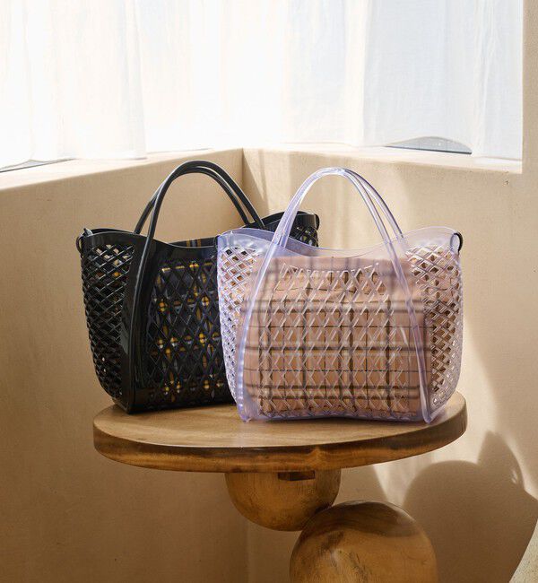 BEAUTY&YOUTH UNITED ARROWS「PVC ダイヤモンドカット トートバッグ」|トートバッグ|