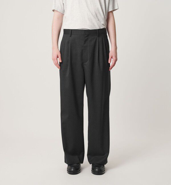 BEAUTY&YOUTH UNITED ARROWS「トロピカル ワイド テーパード スラックス NO.9 ウォッシャブル」|チノ|