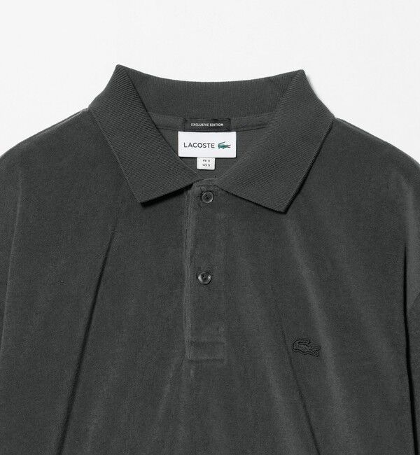 BEAUTY&YOUTH UNITED ARROWS「＜LACOSTE for BEAUTY&YOUTH＞ ワントーン パイル ショートスリーブ ポロシャツ」|Tシャツ・カットソー|