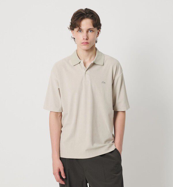 BEAUTY&YOUTH UNITED ARROWS「＜LACOSTE for BEAUTY&YOUTH＞ ワントーン パイル ショートスリーブ ポロシャツ」|Tシャツ・カットソー|