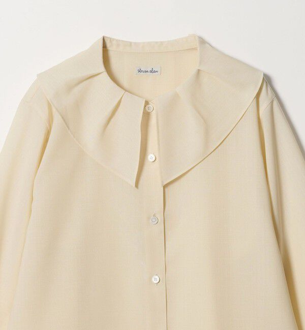 STEVEN ALAN「＜Steven Alan＞タックカラー シャツ」|チュニック|