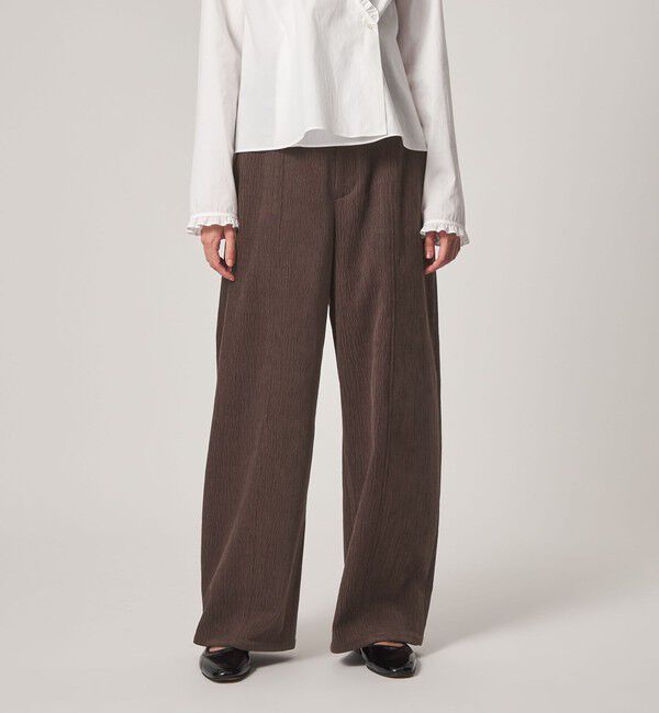 STEVEN ALAN「＜Steven Alan＞ランダム コーデュロイ ワイド パンツ」|その他|DK.BROWN