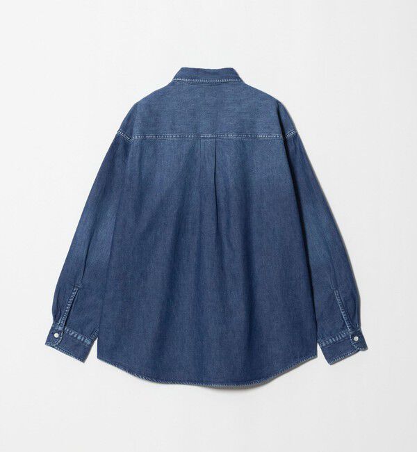BEAUTY&YOUTH UNITED ARROWS「シェービング デニム レギュラーカラー シャツ GRANDE型」|シャツ・ブラウス|