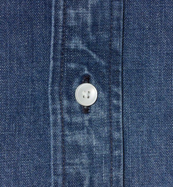BEAUTY&YOUTH UNITED ARROWS「シェービング デニム レギュラーカラー シャツ GRANDE型」|シャツ・ブラウス|