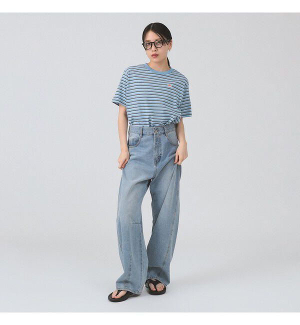 Ray BEAMS 「DANTON / コットン ジャージー Tシャツ 【夏 半袖 Tシャツ ダントン ボーダー 夏先取り】」|Tシャツ・カットソー|