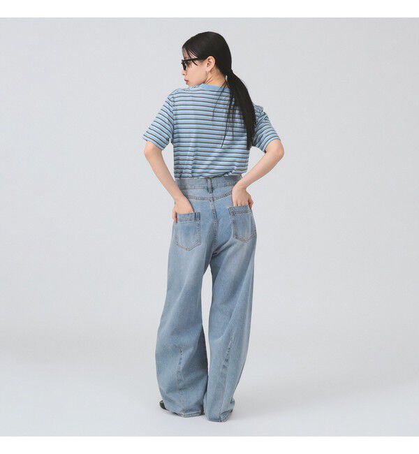Ray BEAMS 「DANTON / コットン ジャージー Tシャツ 【夏 半袖 Tシャツ ダントン ボーダー 夏先取り】」|Tシャツ・カットソー|