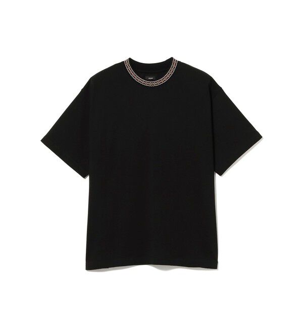 BEAMS「リブ ジャカード Tシャツ」|Tシャツ・カットソー|