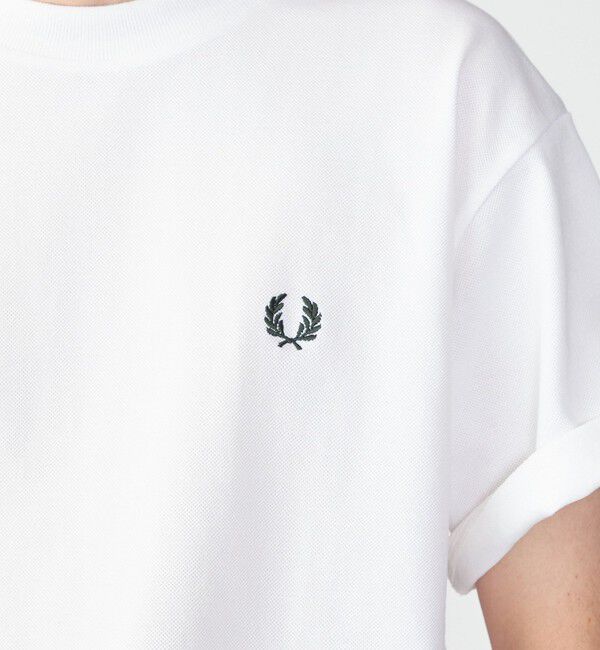 SHIPS「【SHIPS別注】FRED PERRY: SOLOTEX(R) 鹿の子 ワンポイント ロゴ Tシャツ24SS」|Tシャツ・カットソー|