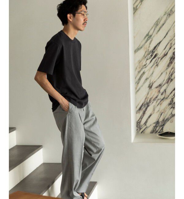 SHIPS「【SHIPS別注】FRED PERRY: SOLOTEX(R) 鹿の子 ワンポイント ロゴ Tシャツ24SS」|Tシャツ・カットソー|