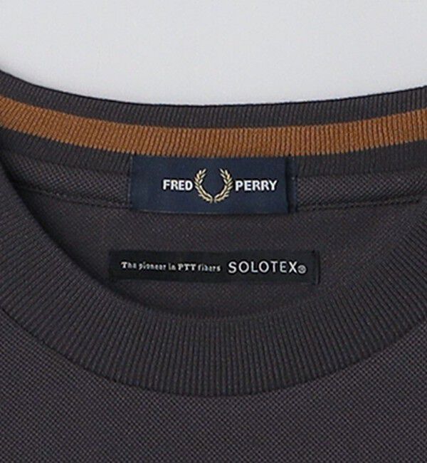 SHIPS「【SHIPS別注】FRED PERRY: SOLOTEX(R) 鹿の子 ワンポイント ロゴ Tシャツ24SS」|Tシャツ・カットソー|
