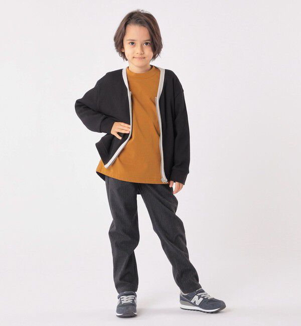 SHIPS KIDS「SHIPS KIDS:100～130cm / ワッフル カーディガン」|カーディガン|