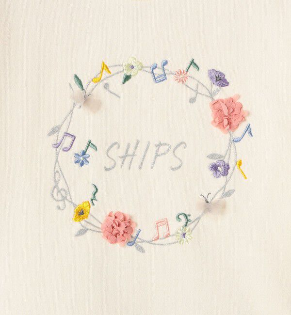 SHIPS KIDS「SHIPS KIDS:100～130cm / ミュージック フラワー スウェット」|スウェット・ジャージ|
