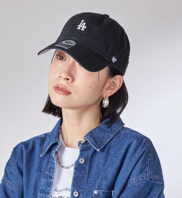 SHIPS for women「&rsquo;47:CLEAN UP DODGERS」|キャップ・キャスケット|ブラック