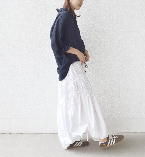 SHIPS for women「【実力派ベーシック】〈手洗い可能〉IMPERIAL LINEN 混 オーバー サイズ シャツ」|シャツ・ブラウス|